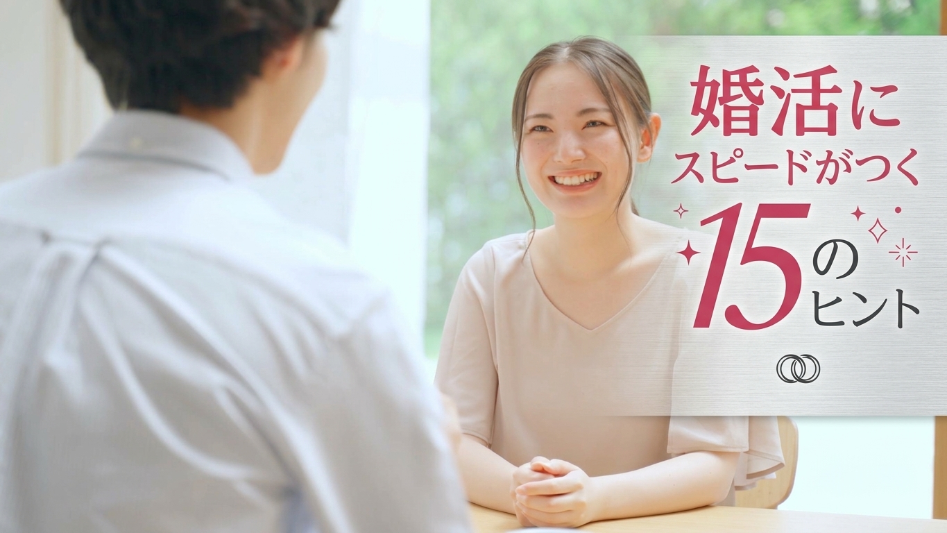 「婚活にスピードがつく15のヒント」
